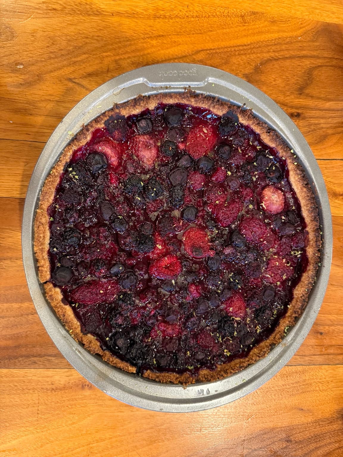 Baked Mixed Berry Tart