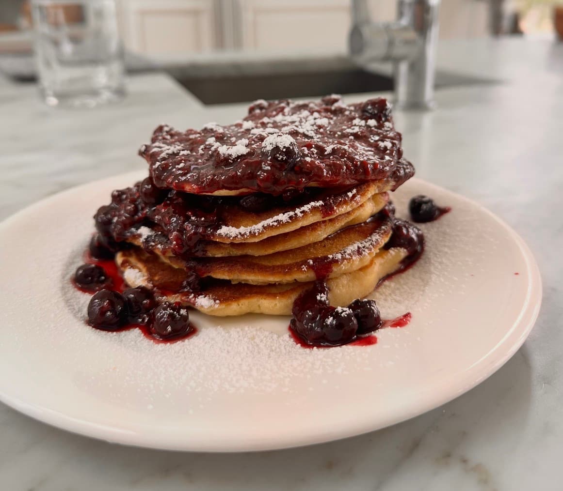 Fluffy Pancakes Blueberry