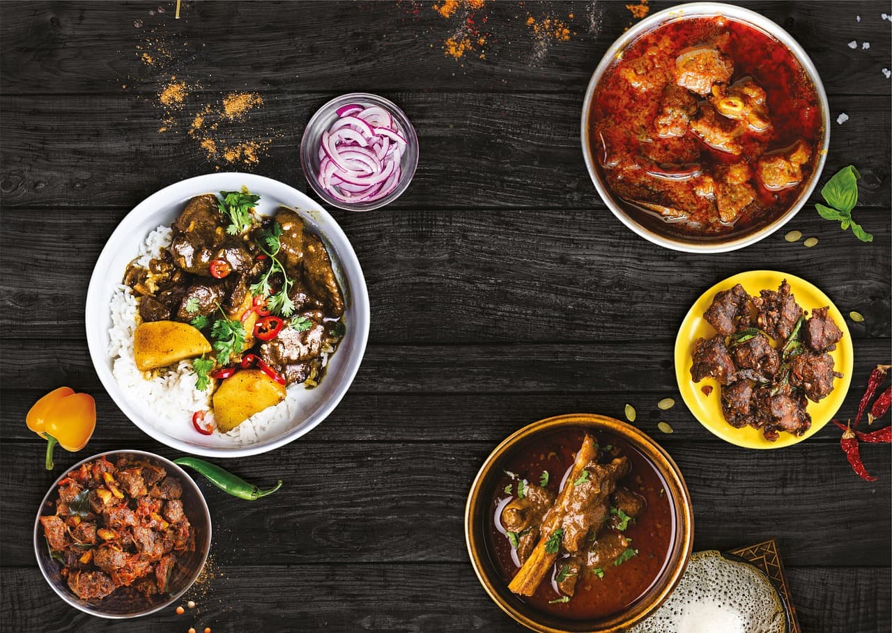 20-Min Punjabi Lamb Curry with Rice & Crispy Onions