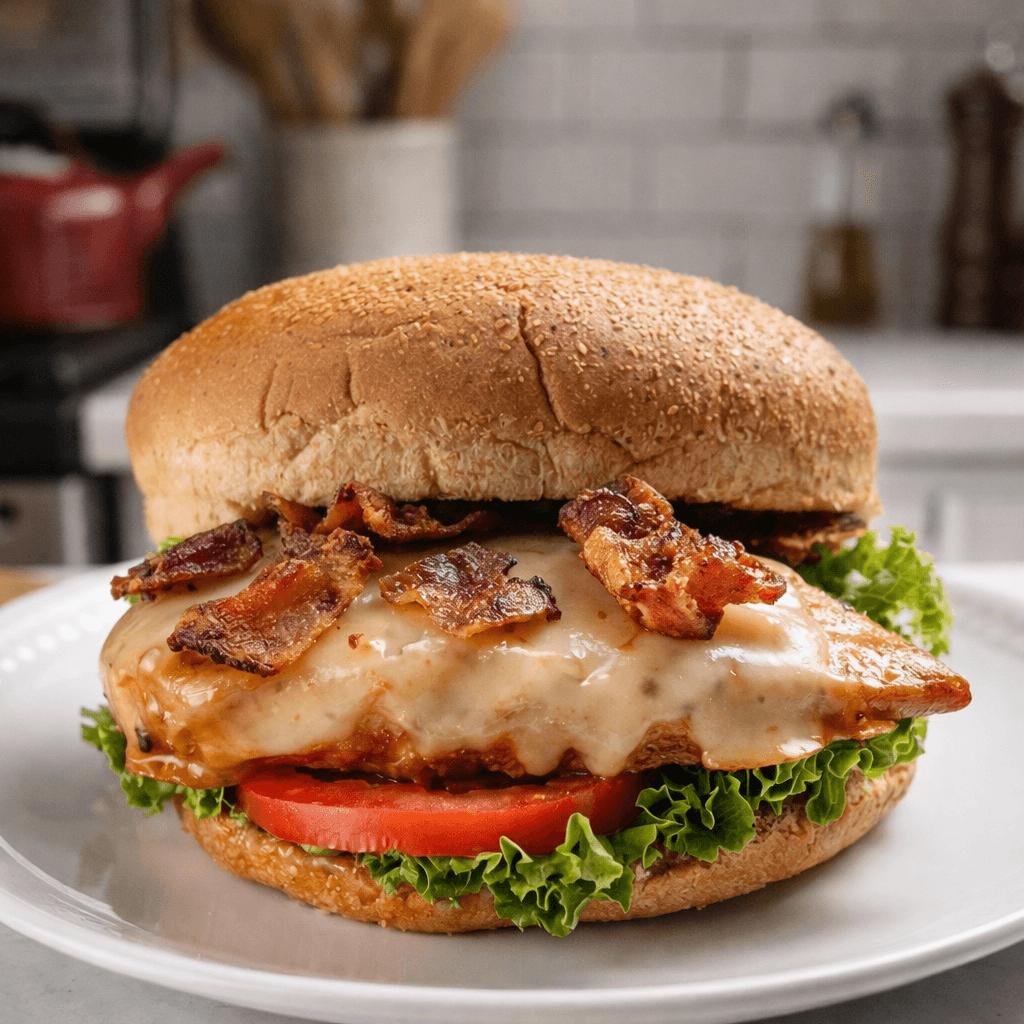 Bacon Chicken Melt Sandwich