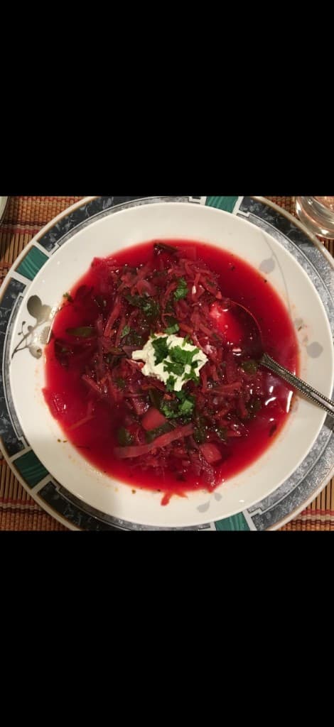 Classic Ukrainian Borscht