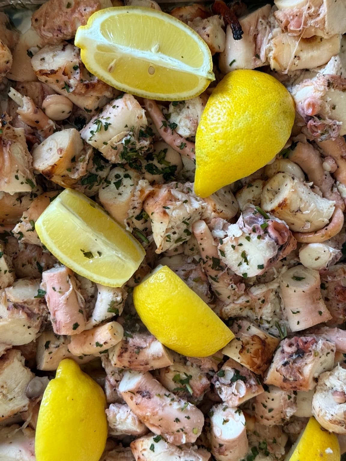 Grilled Octopus with Lemon and Herbs