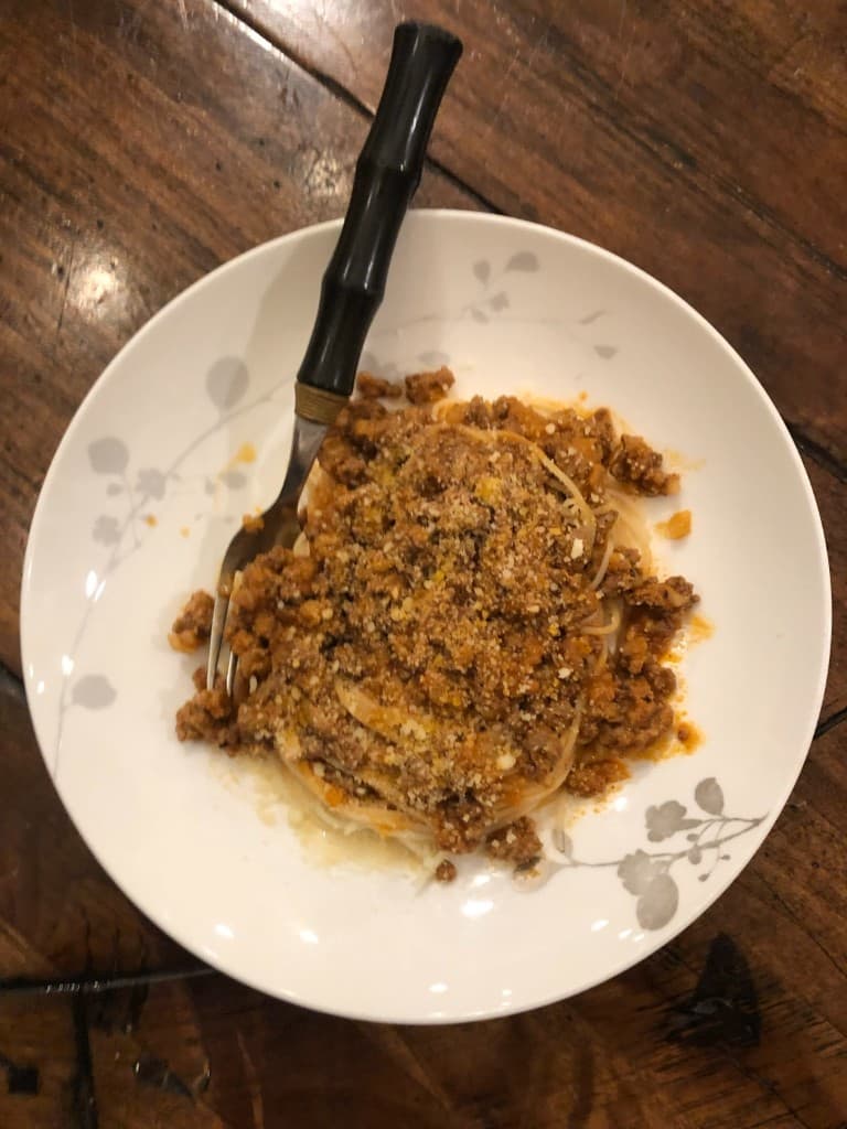 Spaghetti with Beef Bolognese
