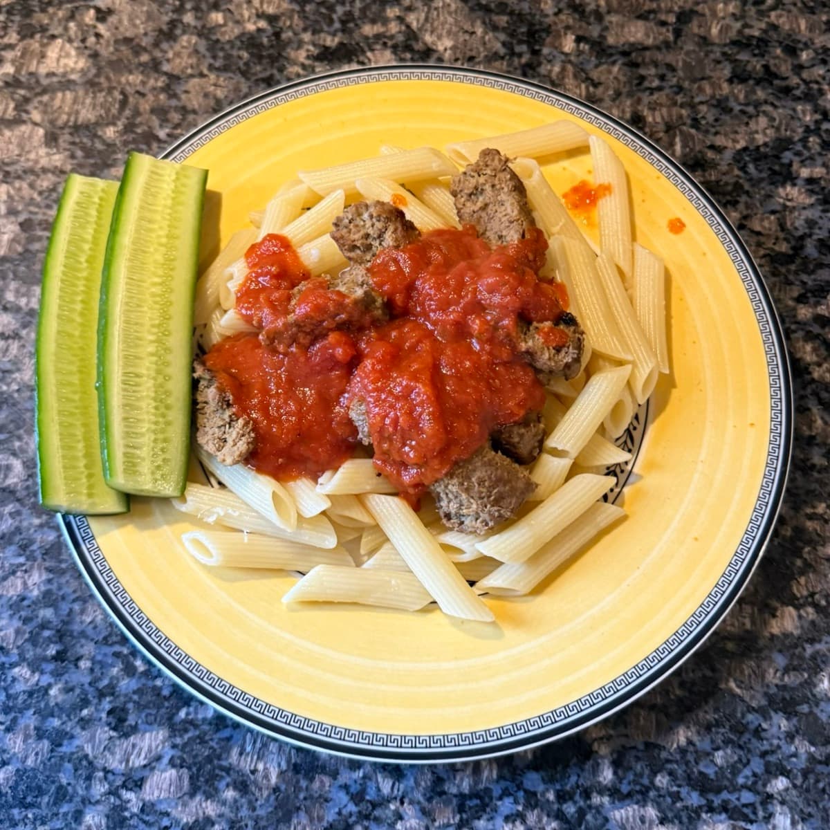 Penne with Italian Sausage and Marinara
