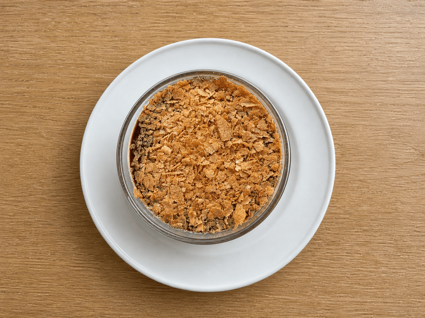 Individual Chocolate Mousse with Graham Cracker Crumb Topping