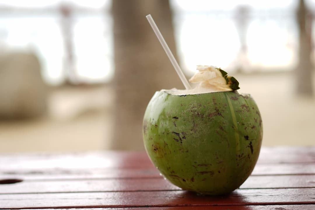 Fresh Coconut Water With Lime
