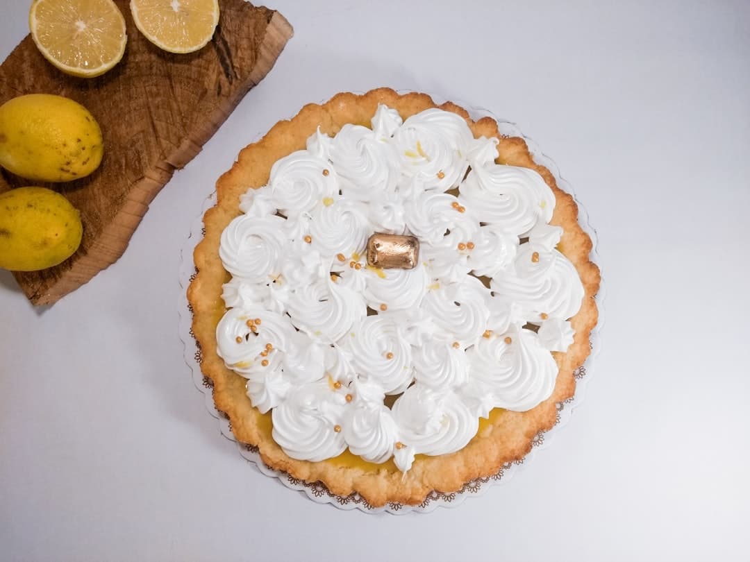 15-Min Lemon Curd Tart with Torched Meringue